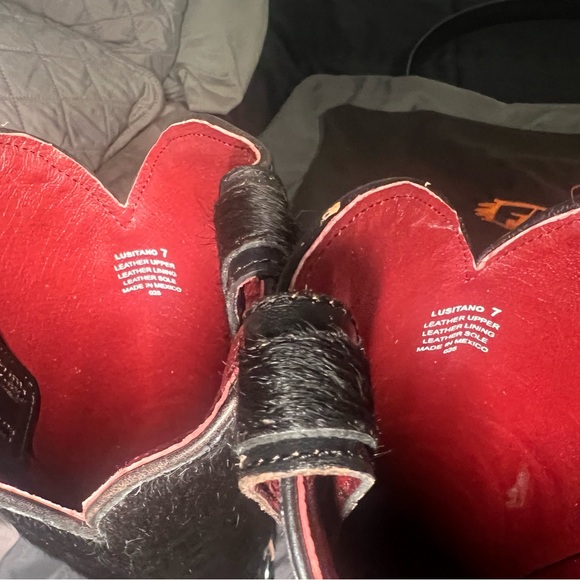 Freebird Black Haircalf Boots with Brown Accents - Picture 10 of 10